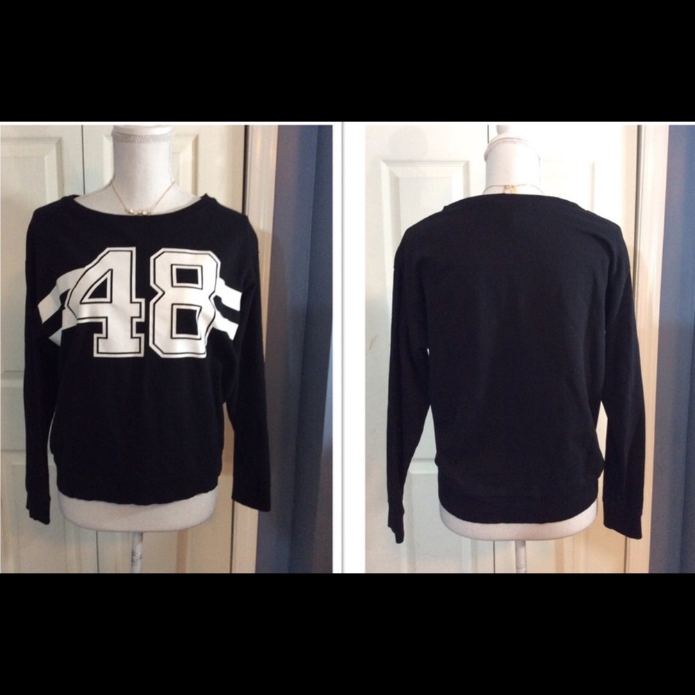 ♨️ Text Printed Sweat Shirt